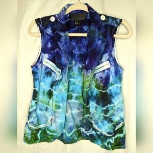 Yansi Fugel Tie-Dye Sleeveless Vest, 10